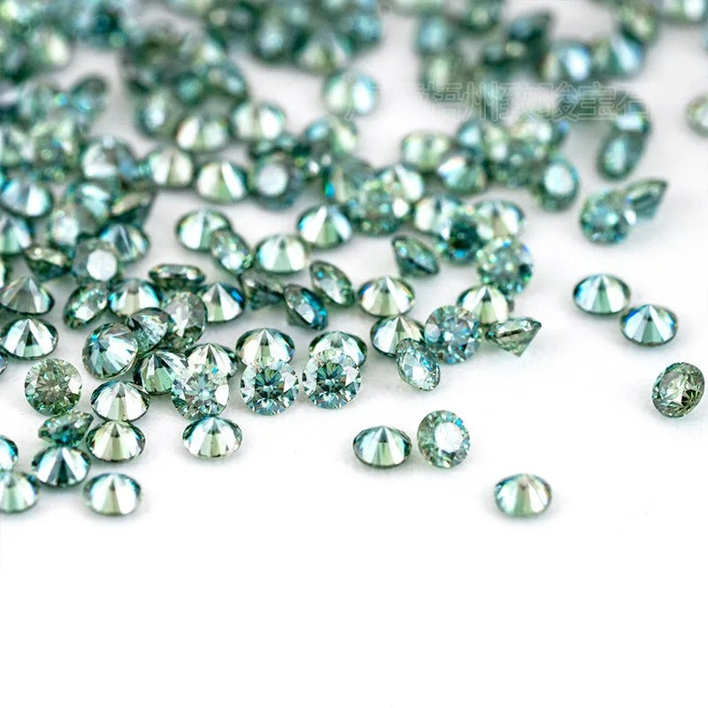 Green Moissanite Diamond | Brighter Than Diamond | VVS1 | D-Color Sparkle
